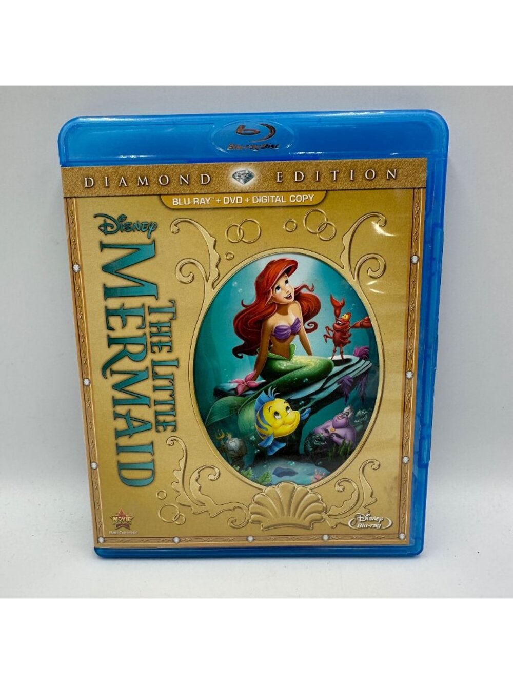 Disney The Little Mermaid Diamond Edition Bluray DVD 1989 G Disney Studios